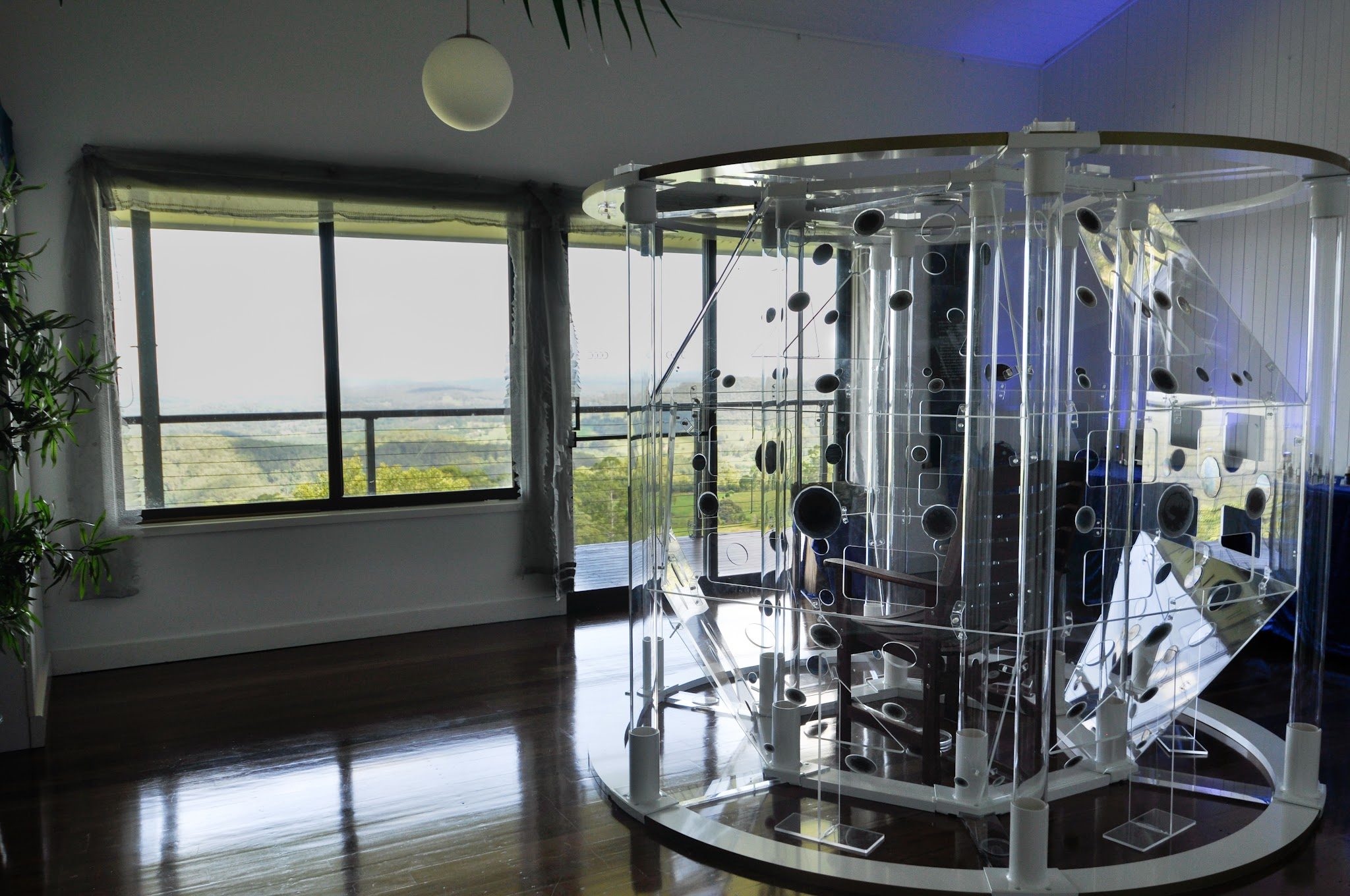 The Teslas Light Chamber in daylight