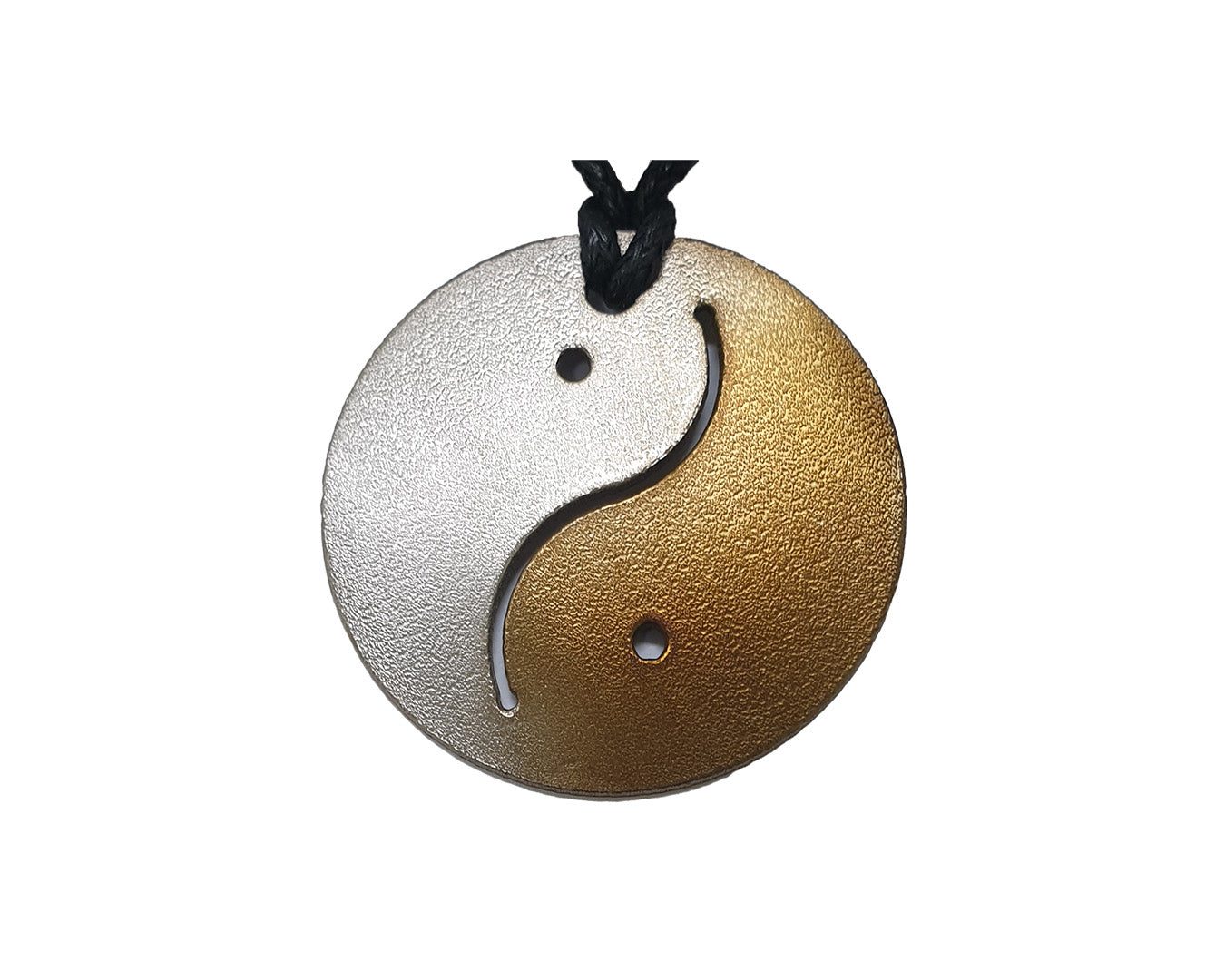 Personal Pendant - 23 - Yin Yang silver and gold