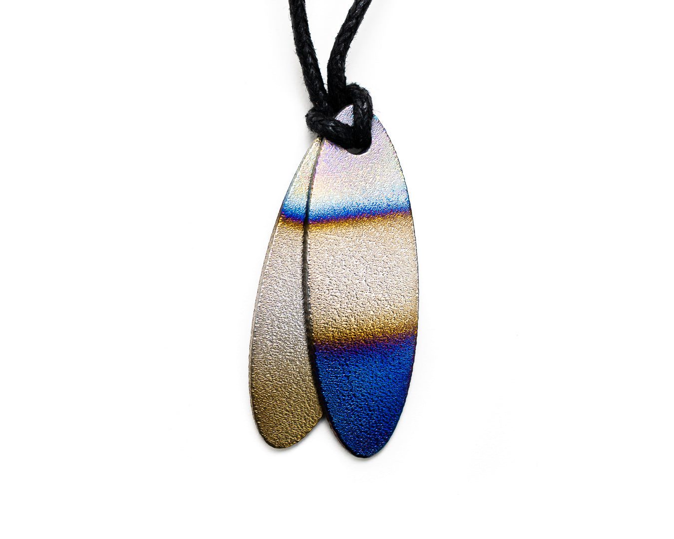 Teen Personal Pendant - Double Surfboard Multi
